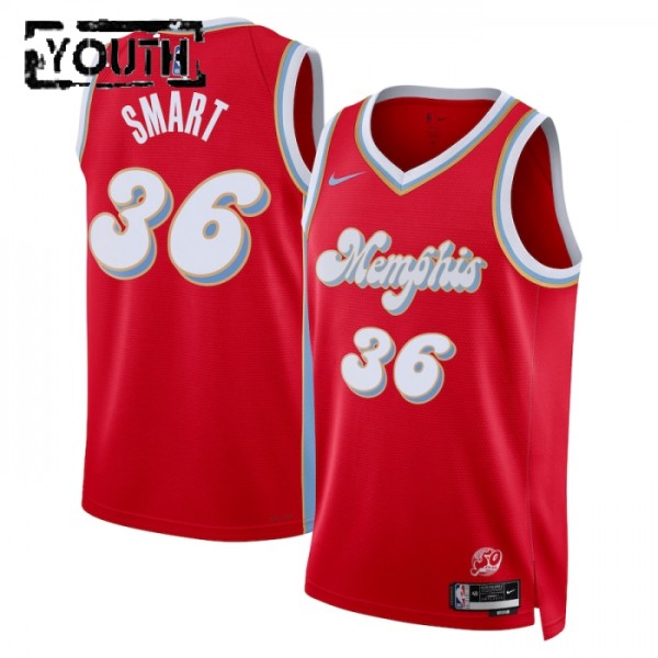 Memphis Grizzlies Trikot Marcus Smart Nike 2024-25 City Edition Rot Swingman - Kinder Memphis Grizzlies Trikot Marcus Smart Nike 2024-25 City Edition Rot Swingman - Kinder